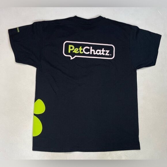 Petchatz Talk To Dog Promo Graphic T-shirt Men XL Black Short Sleeve - Picture 5 of 7